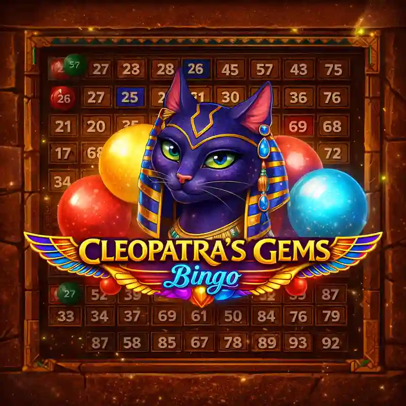 Cleopatras Gems Bingo online casino game interface